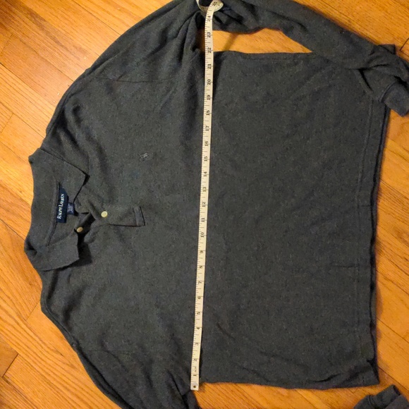 Polo Ralph Lauren grey polo shirt size XL 22"x22" - Picture 4 of 5
